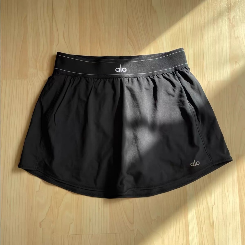 ALO Yoga Black Athletic Skirt